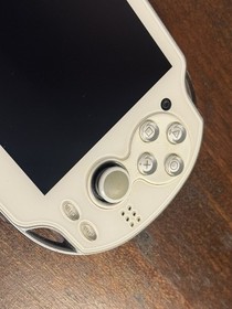 Sony PlayStation Vita 1000 OLED White - 32 GB Sony Memory Card - TESTED - CLEAN