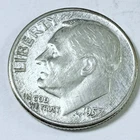 1957 Roosevelt Dime 90% Silver Coin Circulated Coin #6203