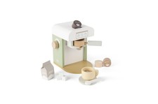 Dantoy - Wooden Coffee Machine Set - Role Play - Wooden Toy - with Accessories -