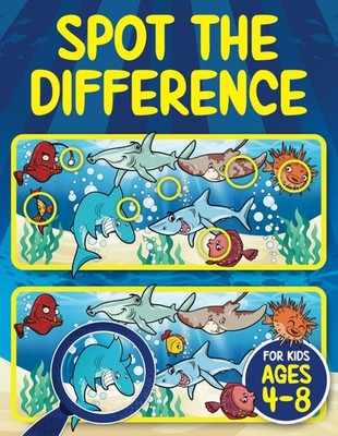 Spot the Difference Book for Kids ages 4-8: Seek and Find Hidde 