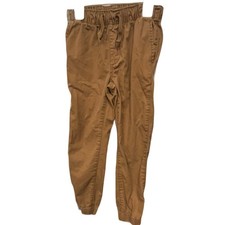 EUC GAP Khaki Chinos Classic Jogger Pants uniform bottoms Size 8