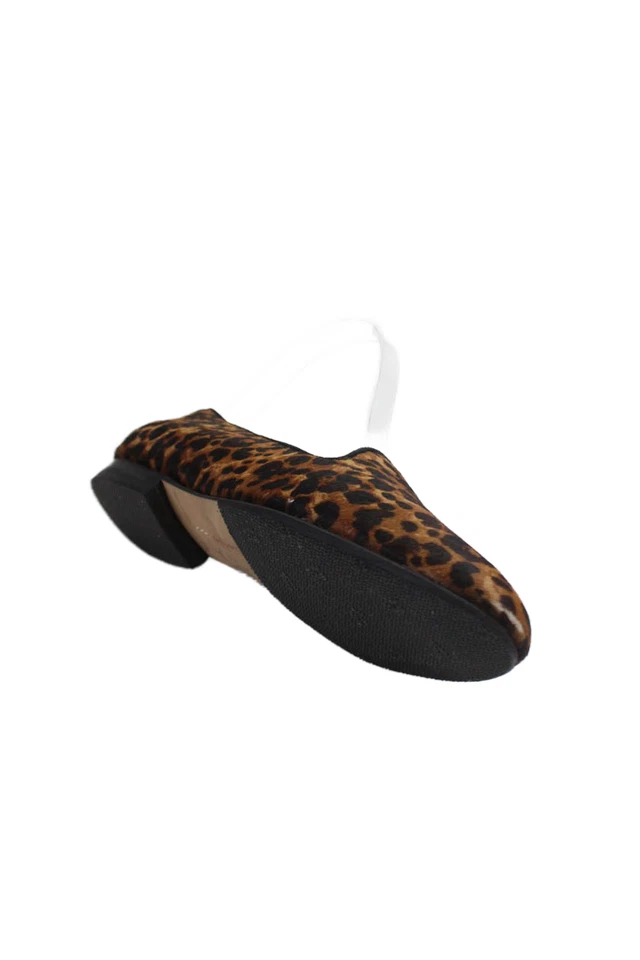 Sapato sem salto Vince Camuto feminino casual biqueira redonda estampa animal marrom tamanho 8 - Imagem 4 de 4