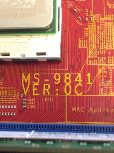 Scheda madre generica MS-9841 con AMD Athlon 64 X2, 2 GB RAM, socket AM2, FUNZIONANTE - Foto 7 di 7
