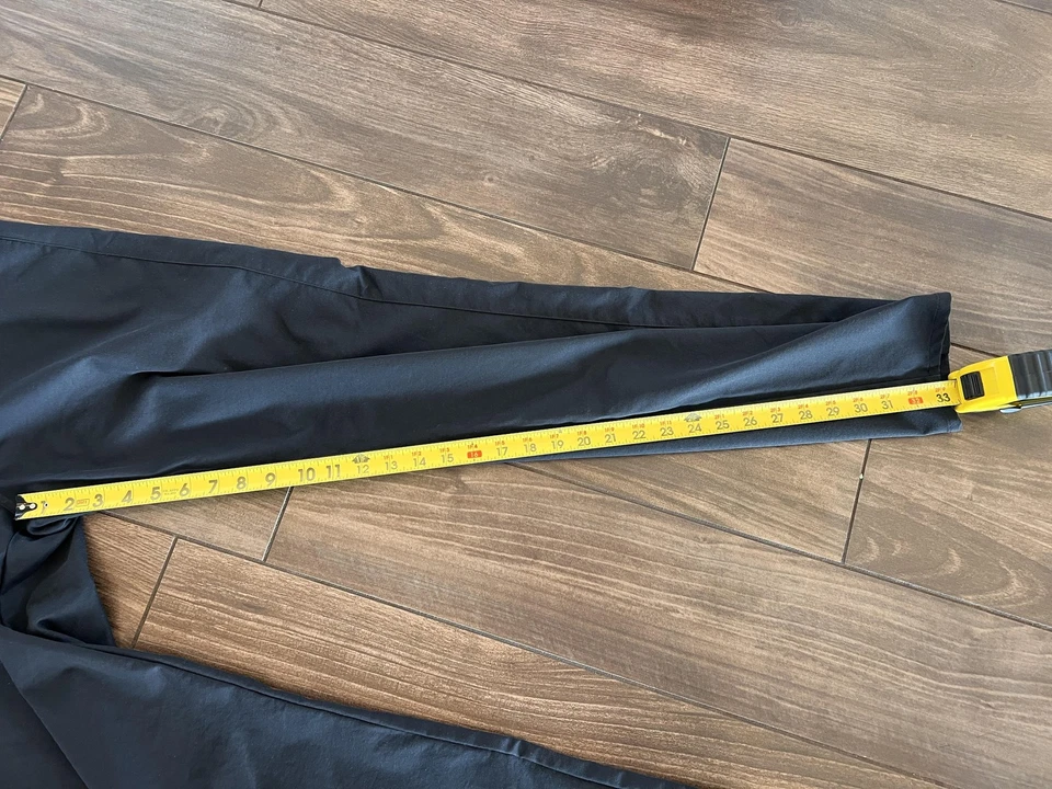 Pantalones Peter Millar Para Hombre 33x34 Negros Pierna Recta Informales Chinos Calce Clásico Golf Foto 4 de 4