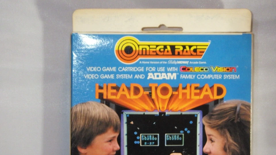 ORIG. NOS FACTORY SEALED COLECO VISION OMEGA RACE Bally Midway Video Game - b2 - Image 3 of 4