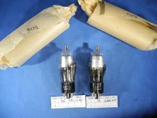 2 NOS Date Matched! RCA JAN 6K7G VT-86A VACUUM TUBE TV-7 D/U TESTED STRONG !!