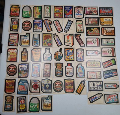1979 Topps Wacky Packages Series 1 Trading Cards Lot 64 Cards (53 + 11 Dupes)