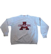 Vintage Alabama Crimson Tide Nutmeg Mills Crewneck Sweatshirt Mens M USA B27