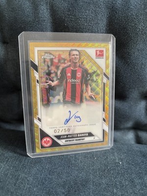 Topps Chrome Bundesliga 2025/26 Jean-Matteo Bahoya Eintracht Auto /50 BA-JMB