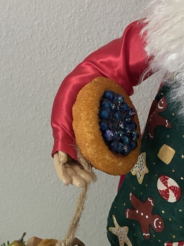 Vtg 1998 Signed Lynn Haney Chef 18" Santa Claus 1328 Baker READ Not Complete - Picture 5 of 22