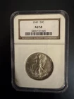 1941 Silver Walking Liberty Half Dollar NGC AU58