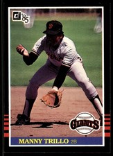 Manny Trillo 1985 Donruss #431 Giants MLB READ FREE SHIPPING AutographDen