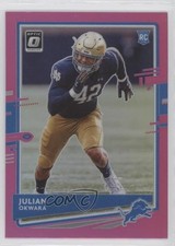 2020 Panini Donruss Rookie Optic Preview Pink Prizm Julian Okwara #P-294 fm0