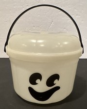 McDonald's Happy Meal Halloween Ghost Boo Bucket Pail Glow In The Dark 1986