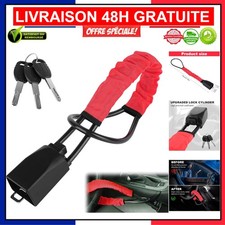 Antivol de Volant Universel avec 3 Clés et Design Moderne pour Voitures et SUV