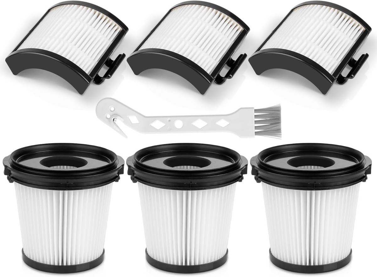 Haaienvilters compatibel met IW3511, IW1511UK, IW3510UK, IW3611UKT, IW3120, IW1111, IW1120 stofzuigers, 13 stuks wasbare HEPA-filters vervangingsset voor Shark Detect Pro-serie