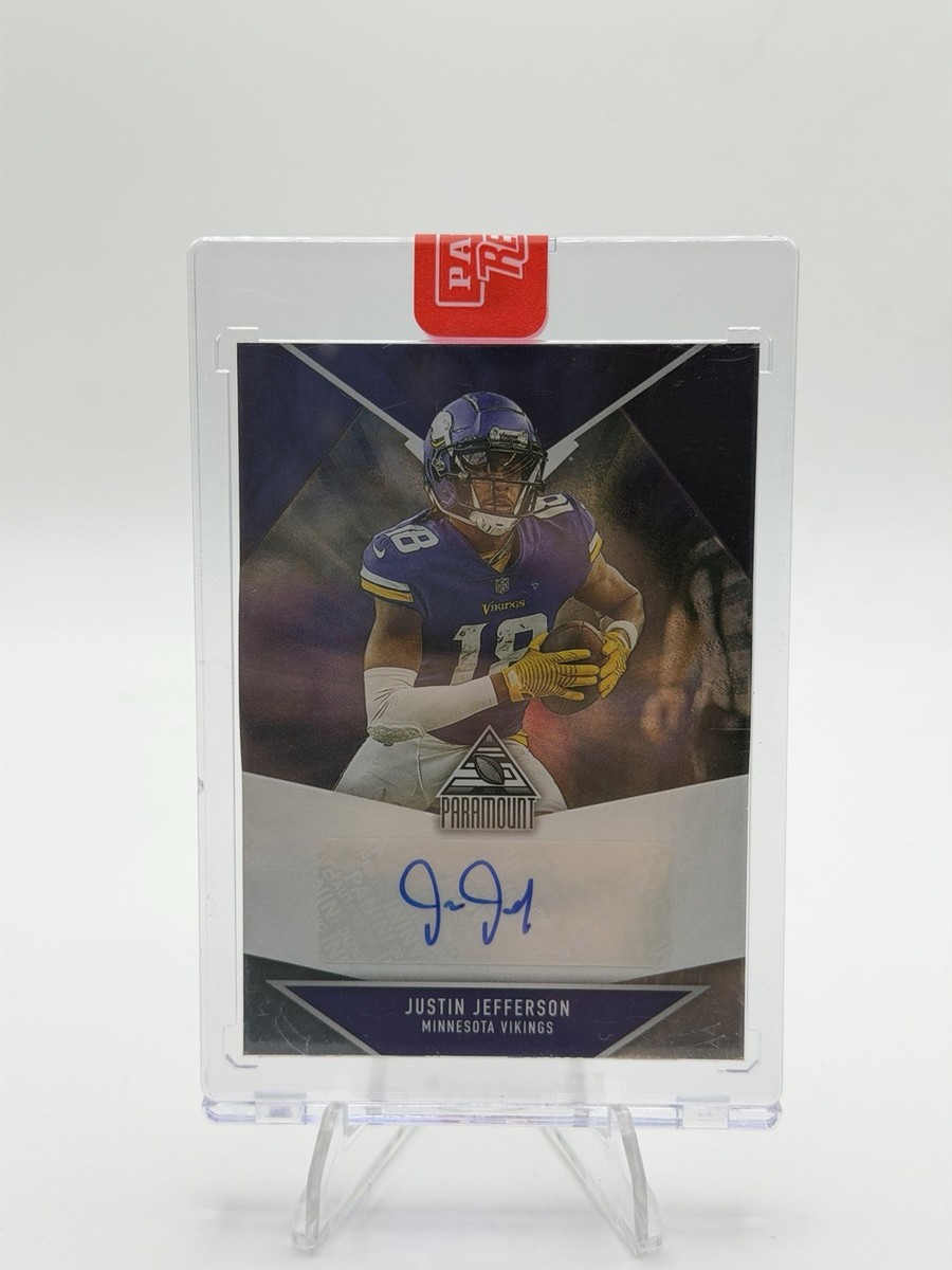2022 Panini Chronicles - Paramount Signatures Justin Jefferson