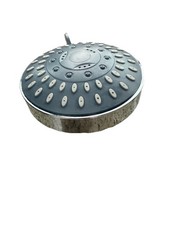 4" Fixed Shower Head Round Chrome Adjustable 5-Setting Rainfall Mode Overhead