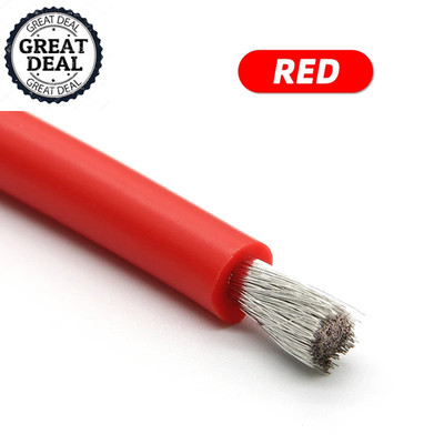 Car Battery Wiring Flexible Silicone Cable Heat-Resistant Durble Electrical Wire