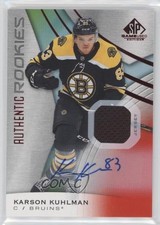 2019-20 SP Game Used Authentic Rookies Red Jersey Karson Kuhlman #190 Auto k1r
