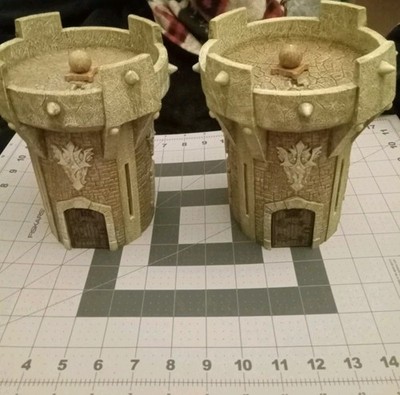 Wizkids Brand Vintage Mage Knight Castle Towers Keep Gatehouse Plus Walls
