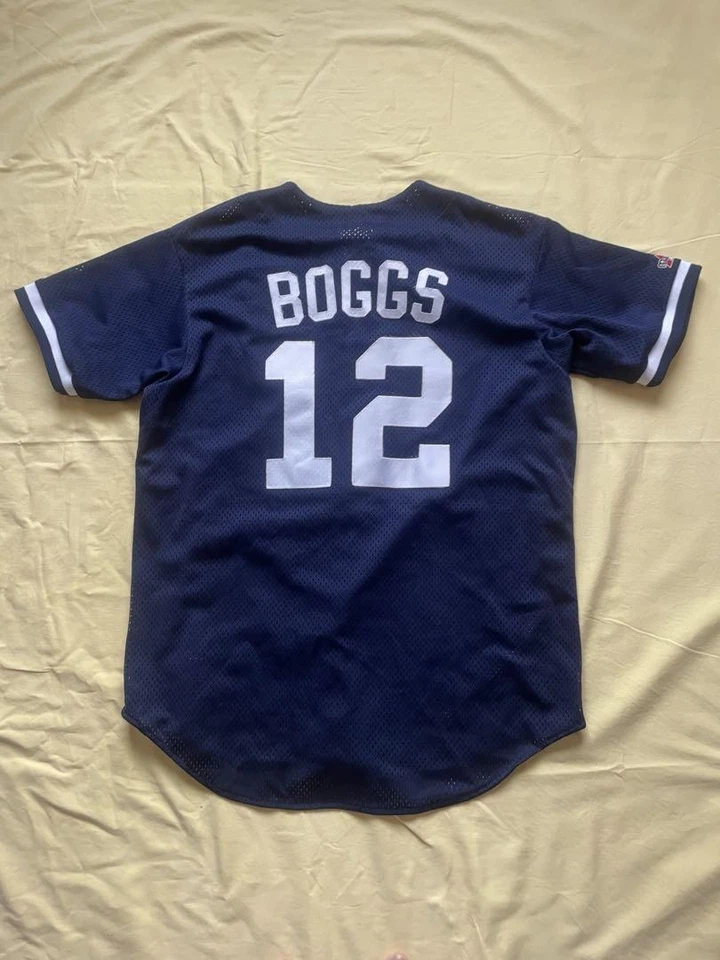 Majestic Wade Boggs Yankees Animando Camiseta de Bateo Talla M - 30 Años Foto 2 de 4