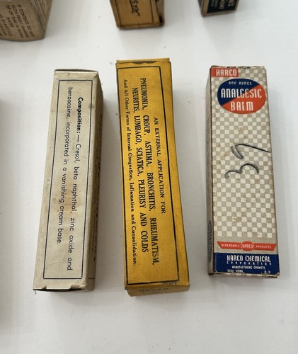 Lot of Antique / Unopened Medicine Boxes Ointments Drug Store Advertising - Picture 9 of 11
