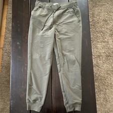 Goodfellow  Co Men's Olive Jogger Pants Tapered Drawstring Size S