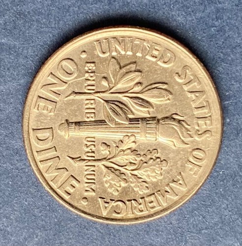 1999-P ROOSEVELT DIME DIE CLASH MINT ERROR COIN - CIRCULATED - Picture 3 of 6