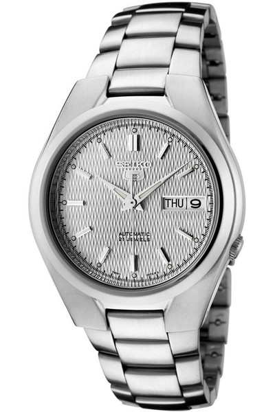 Seiko 5 Automatik Tag+Datum Glasboden Edelstahlarmband Herrenuhr SNK601K1-image