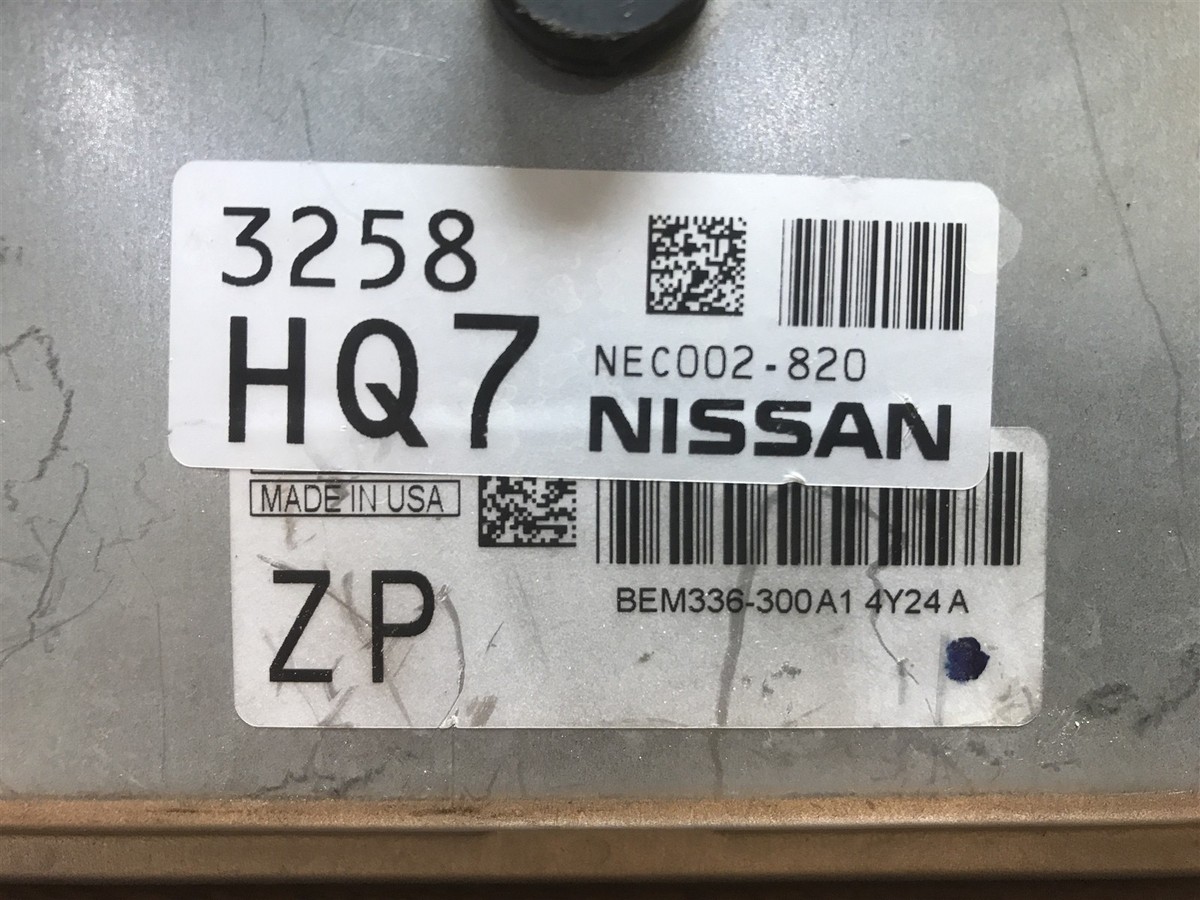 ぴーまんページ BEM336300A1 Nissan Versa 2014-2016 Engine Control Unit ECU