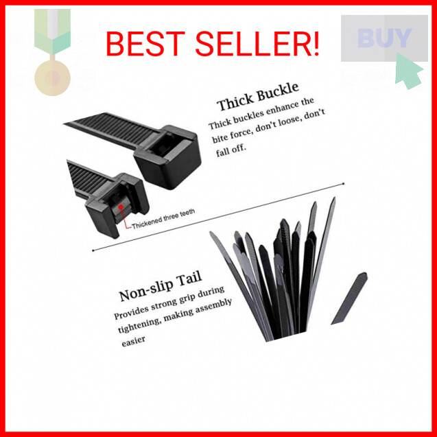 Long Zip ties Heavy duty 20 inch Black Cable ties wraps 60 pieces pack