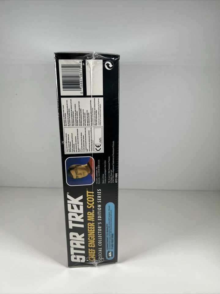 1994 AMT ERTL Star Trek Chief Engineer Mr. Scott 12" Tall Vinyl Figure New! - Image 4 of 4
