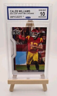 2023 Caleb Williams Leaf Draft CCG GRADE 10 Bears