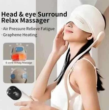 Electric Air Pressure Head Massager Head Eye Massager Graphene Eye Hot Compress