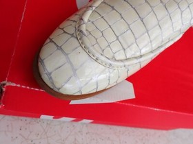 WONDERS WOMEN'S  BORDELLE - WHITE CROC - SIZE 41 - EXCELLENT USED COND.