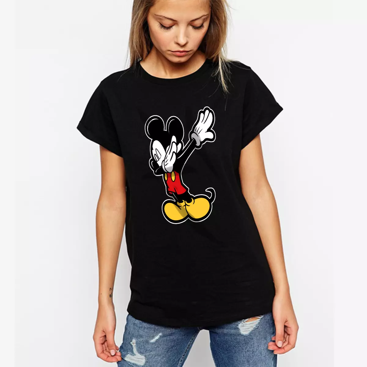 Chicago Bulls NBA Basketball Dabbing Mickey Disney Sports T Shirt