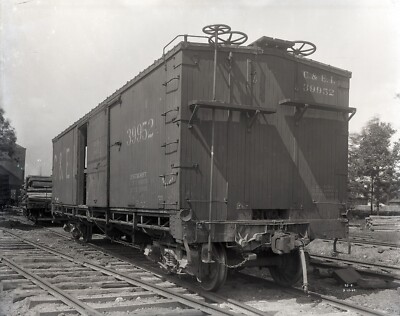 Chicago & Eastern Illinois Güterwagen 39952 bei der Ralston Steel Car Co 5 x 7 Foto