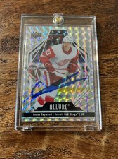 Lucas Raymond IP Signed Upper Deck Allure Card PSA DNA  Autographed Red Wings