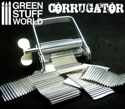 Corrugator - Werkzeugwellplatten - Modellbau Infinity Rollenspiele Gelände Dach