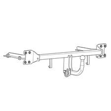 Westfalia Towbar for Vauxhall Astra (H) Estate 2004-2010 - Swan Neck Tow Bar