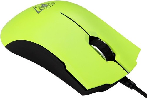 Mouse para juegos RANTOPAD FF serie 5 botones con cable ergonómico LED retroiluminado - amarillo - Imagen 4 de 6