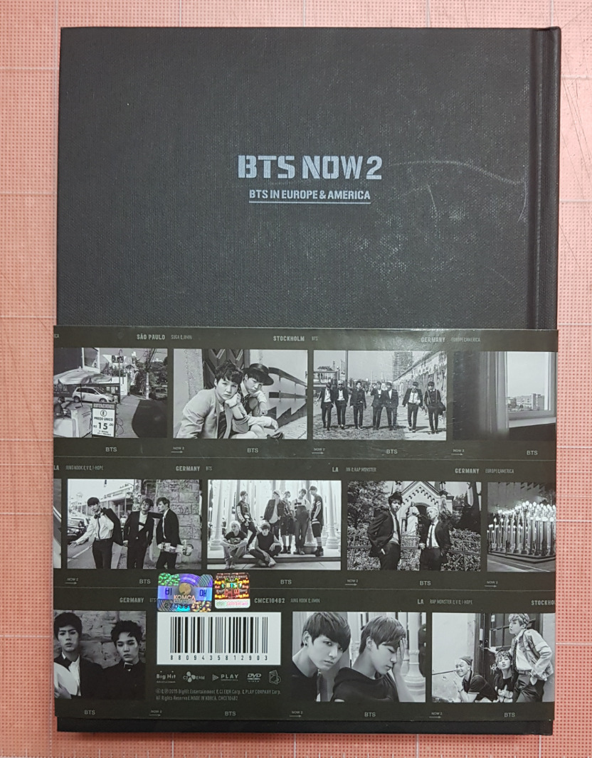 BTS Now 2 Photobook DVD + Bookmark Photo Frame Stand Full Set