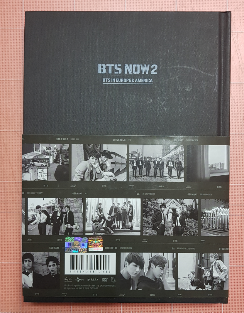 BTS Now 2 Photobook DVD + Bookmark Photo Frame Stand Full 