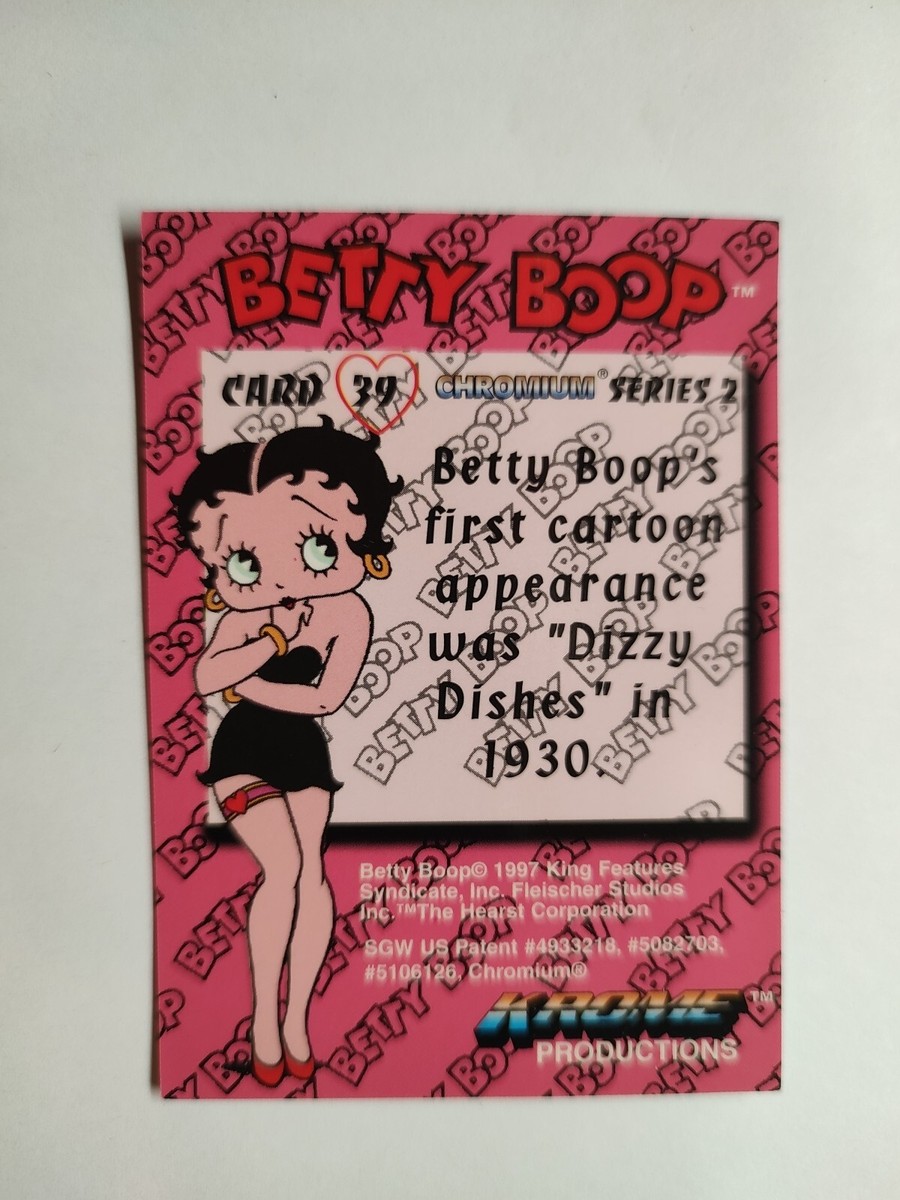 1997 Krome Betty Boop Series 2 Chromium Betty Boop #39 NEW