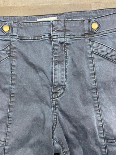 Anthropologie Pilcro Pants Womens Size 30 Utility Demilune Boot Stretch Black - Picture 7 of 15