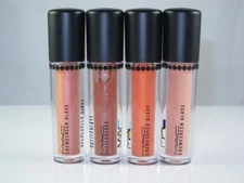 4 Mac  Nude Coral Lip Gloss  Dazzle glass Cortly Coral Fashion Whim Rising Sun