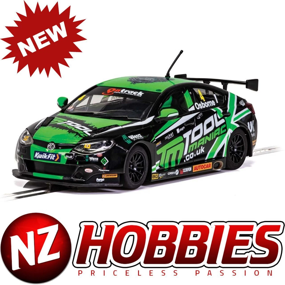 Scalextric C4143 MG6 NGTC - BTCC 2019 - Sam Osborne 1/32 Slot Car