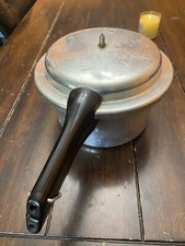 Vintage 4 qt MIRRO-MATIC Pressure Cooker Aluminum 394M MADE IN USA | Fast Ship!!