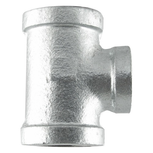 3/4" GALVANIZED MALLEABLE IRON TEE 3-way fitting pipe npt